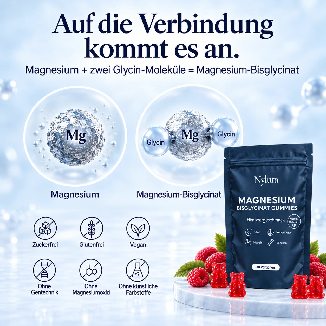 Magnesium verbunden mit Glycin